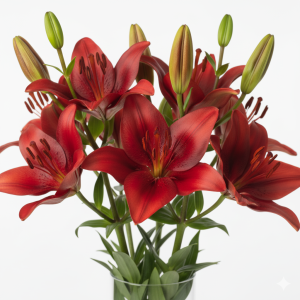 Lillies Red