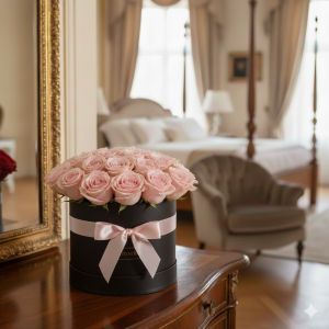 Pink Petals Roses Hat Box Pink Petals Roses Hat Box