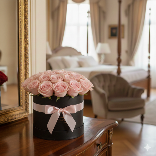 Pink Petals Roses Hat Box Pink Petals Roses Hat Box