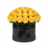 Yellow Elegance Roses Hat Box Yellow Elegance Roses Hat Box